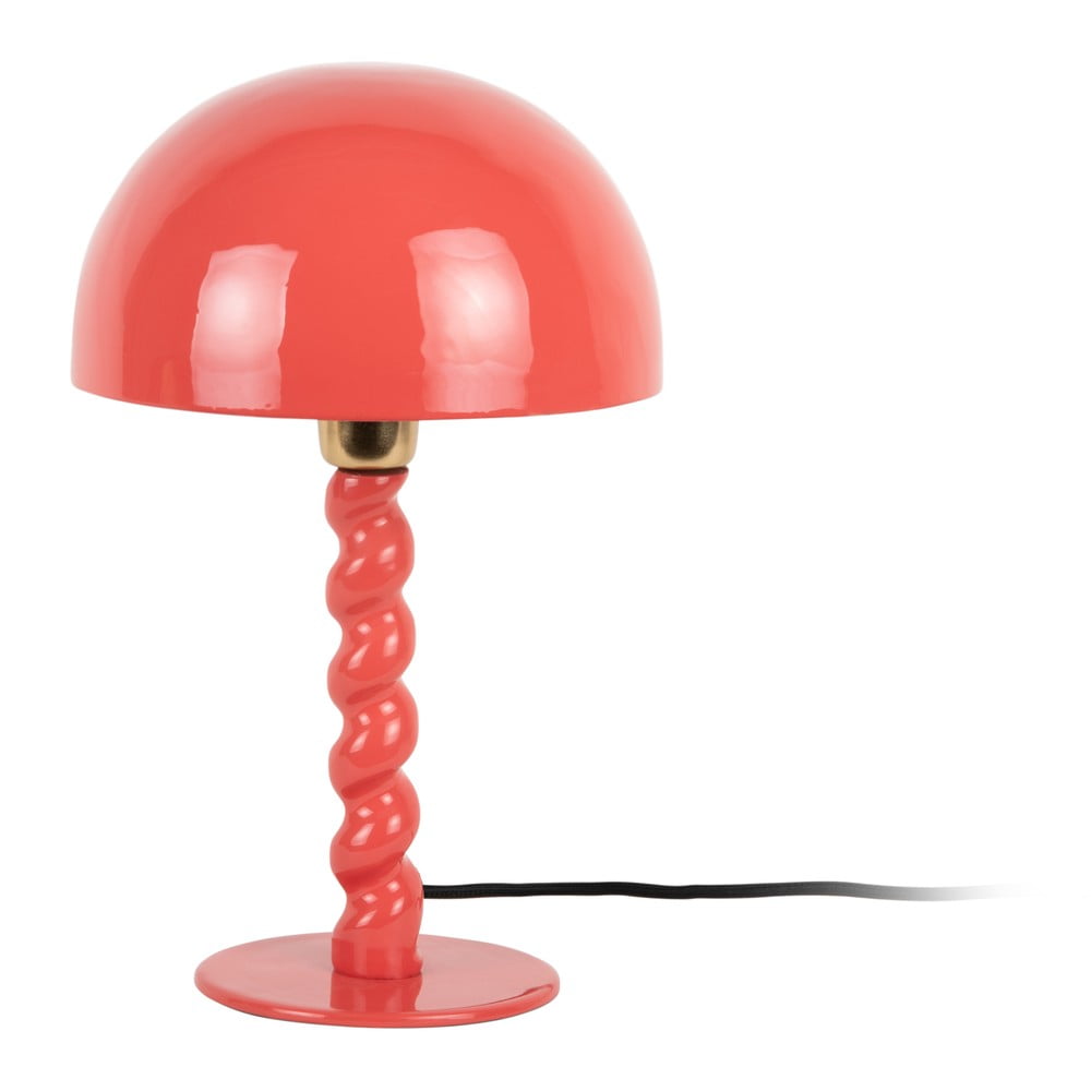 Piros asztali lámpa fém búrával (magasság 39 cm) Prisa – Leitmotiv