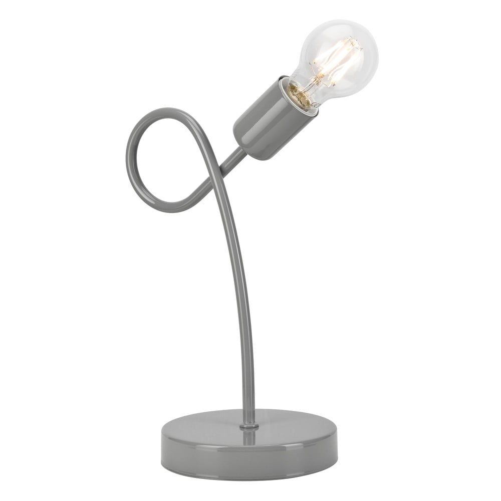 Szürke asztali lámpa - LAMKUR