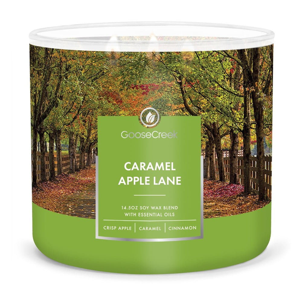 Caramel Apple Lane illatgyertya, égési idő 35 óra - Goose Creek