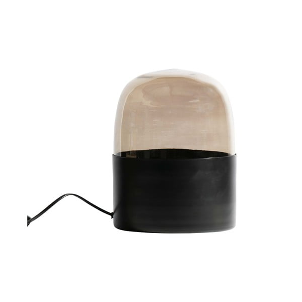 Dome fekete asztali lámpa, ø 22 cm - BePureHome
