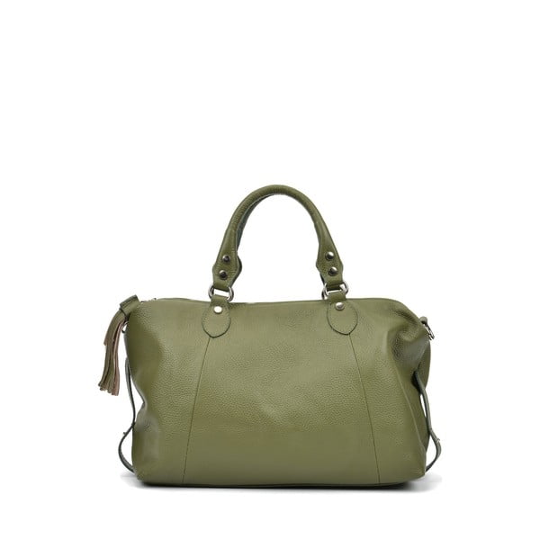 Vivi zöld bőr kézitáska - Mangotti Bags