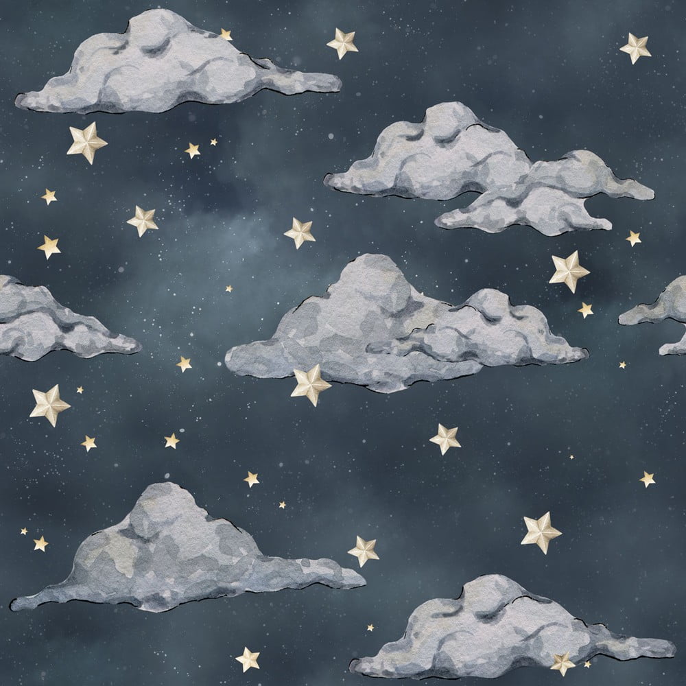 Gyerek tapéta 50x280 cm Magic Night Sky – Dekornik