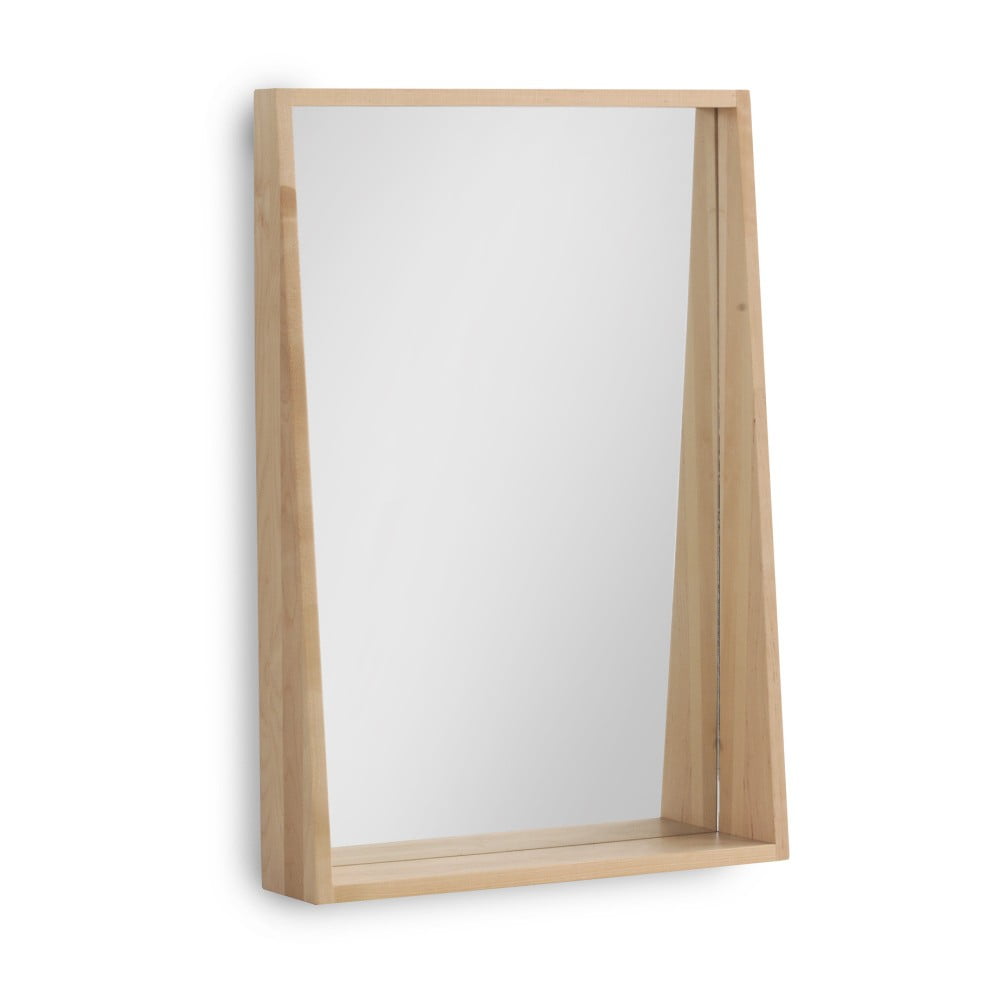 Pure barna nyírfa tükör, 65 x 45 cm - Geese