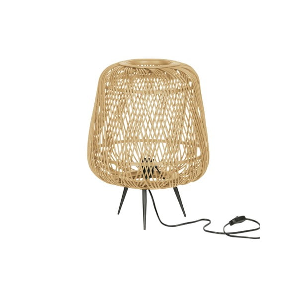 Moza natúr asztali lámpa bambuszból, ø 36 cm - WOOOD