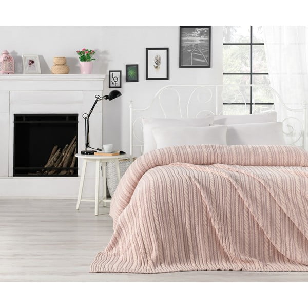 Camila rózsaszín ágytakaró, 220 x 240 cm - Homemania Decor