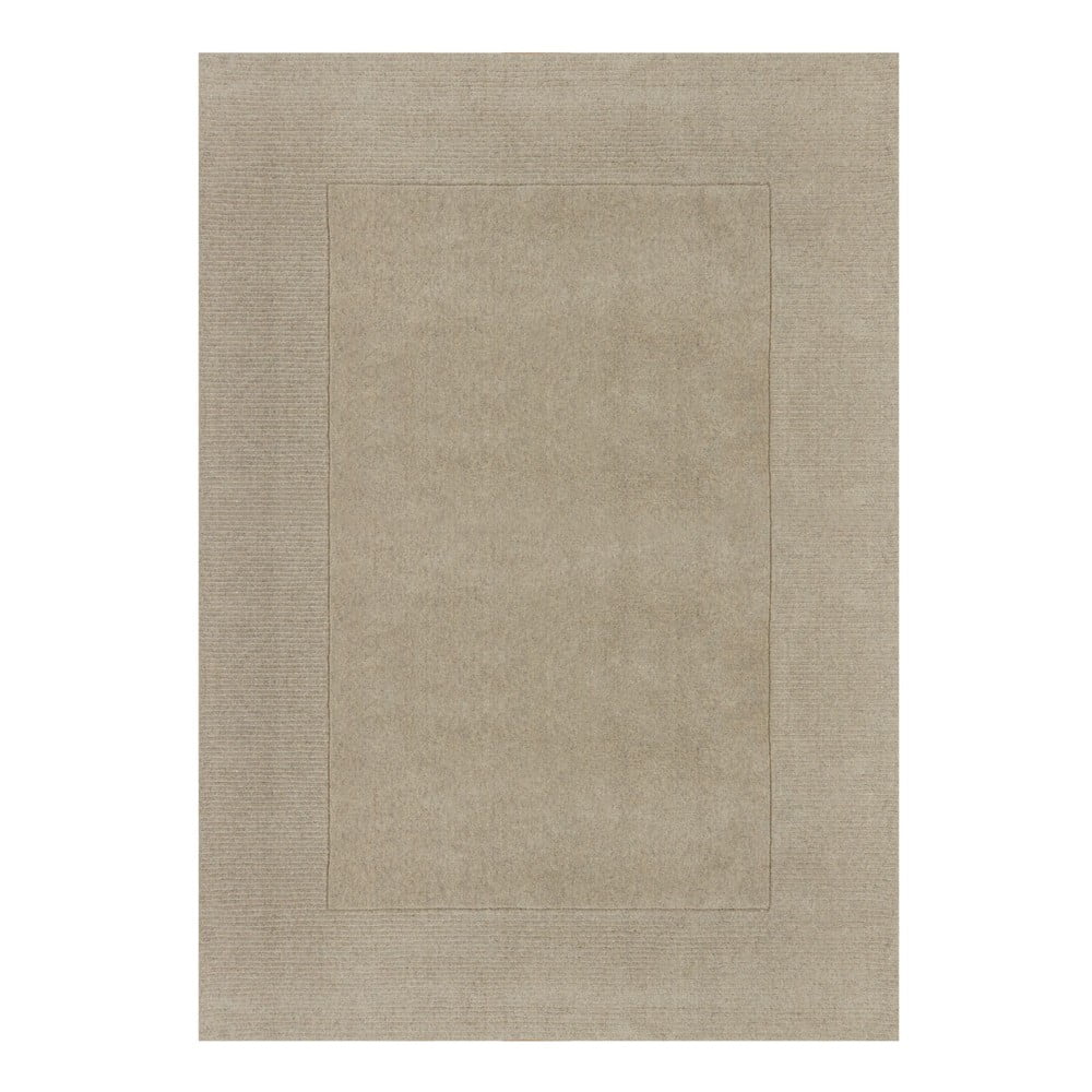 Bézs gyapjú szőnyeg 200x290 cm – flair rugs