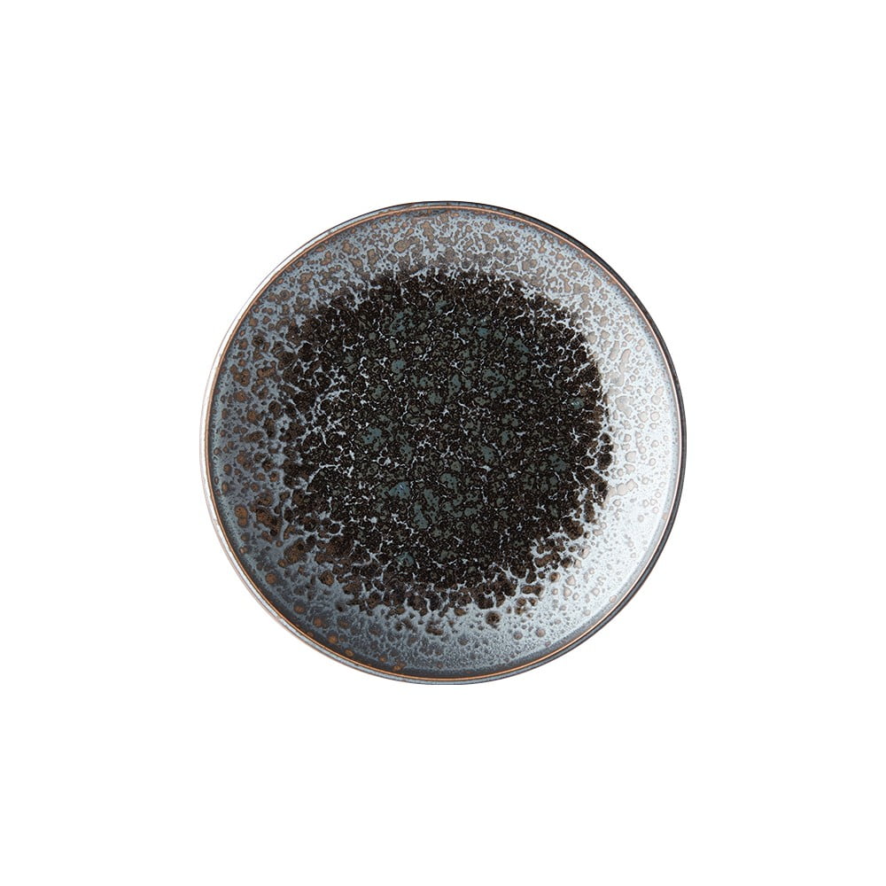 Pearl fekete-szürke kerámia tányér, ø 25 cm - MIJ