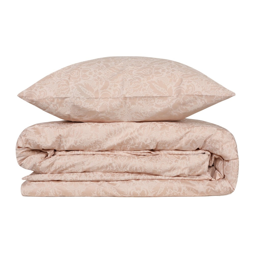 Cream krémszínű egyszemélyes ágyneműhuzat pamut-szaténból, 140 x 200 cm