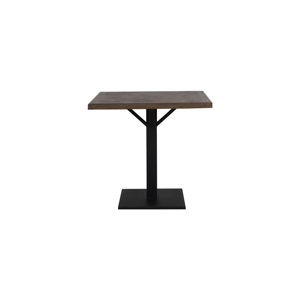 Sötétbarna étkezőasztal 80x80 cm chisa – light & living