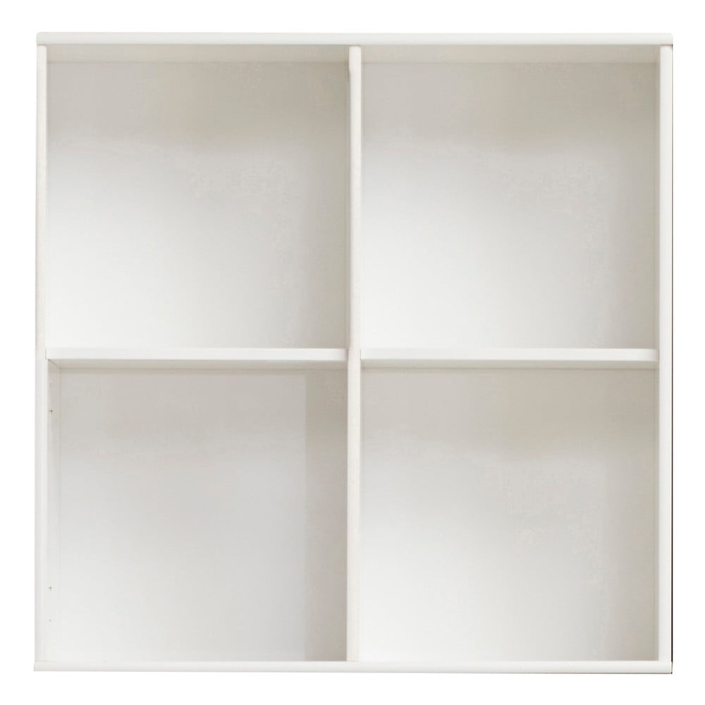 Hammel furniture fehér fali könyvespolc mistral 025