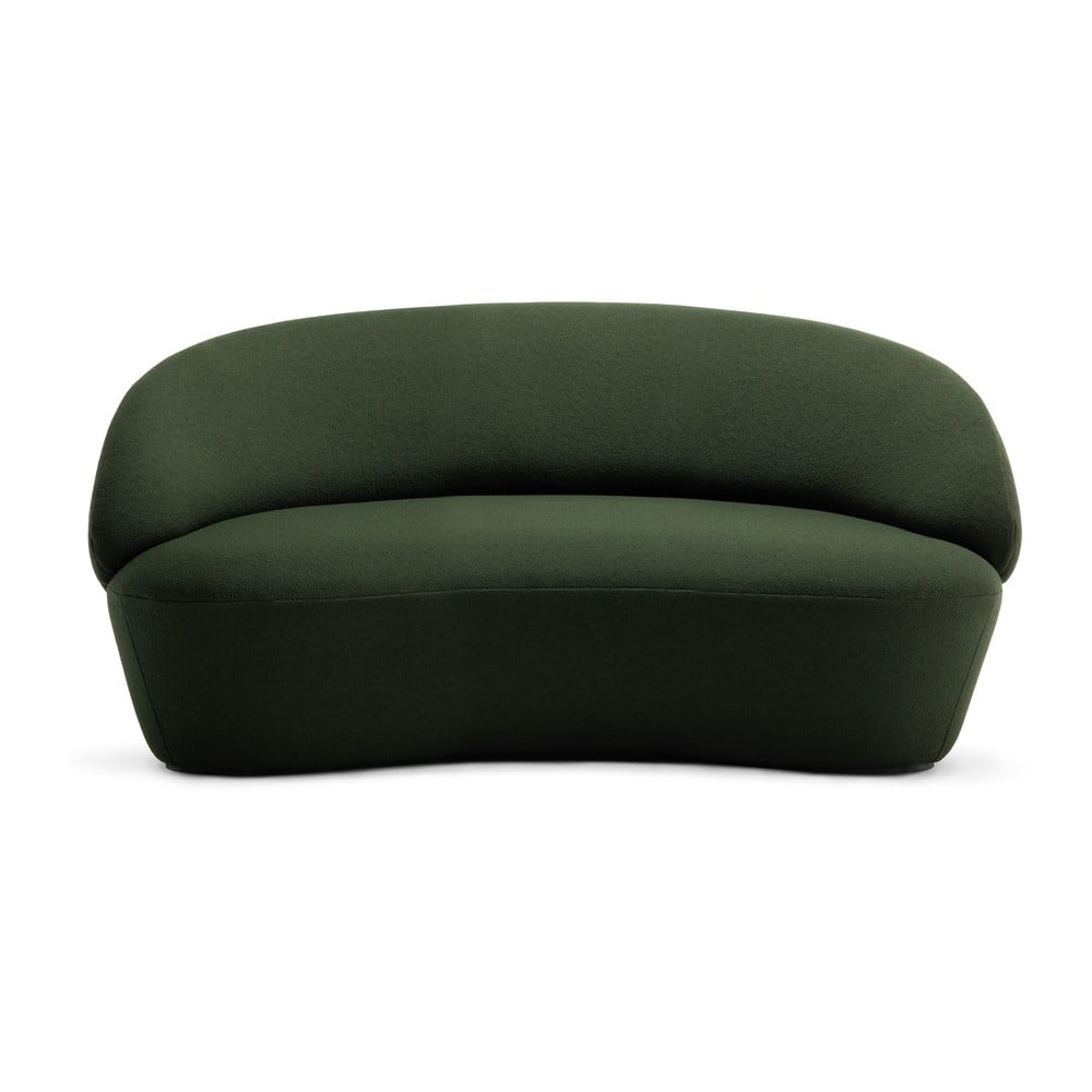 Naïve zöld kanapé gyapjú kárpitozással, 162 cm - EMKO