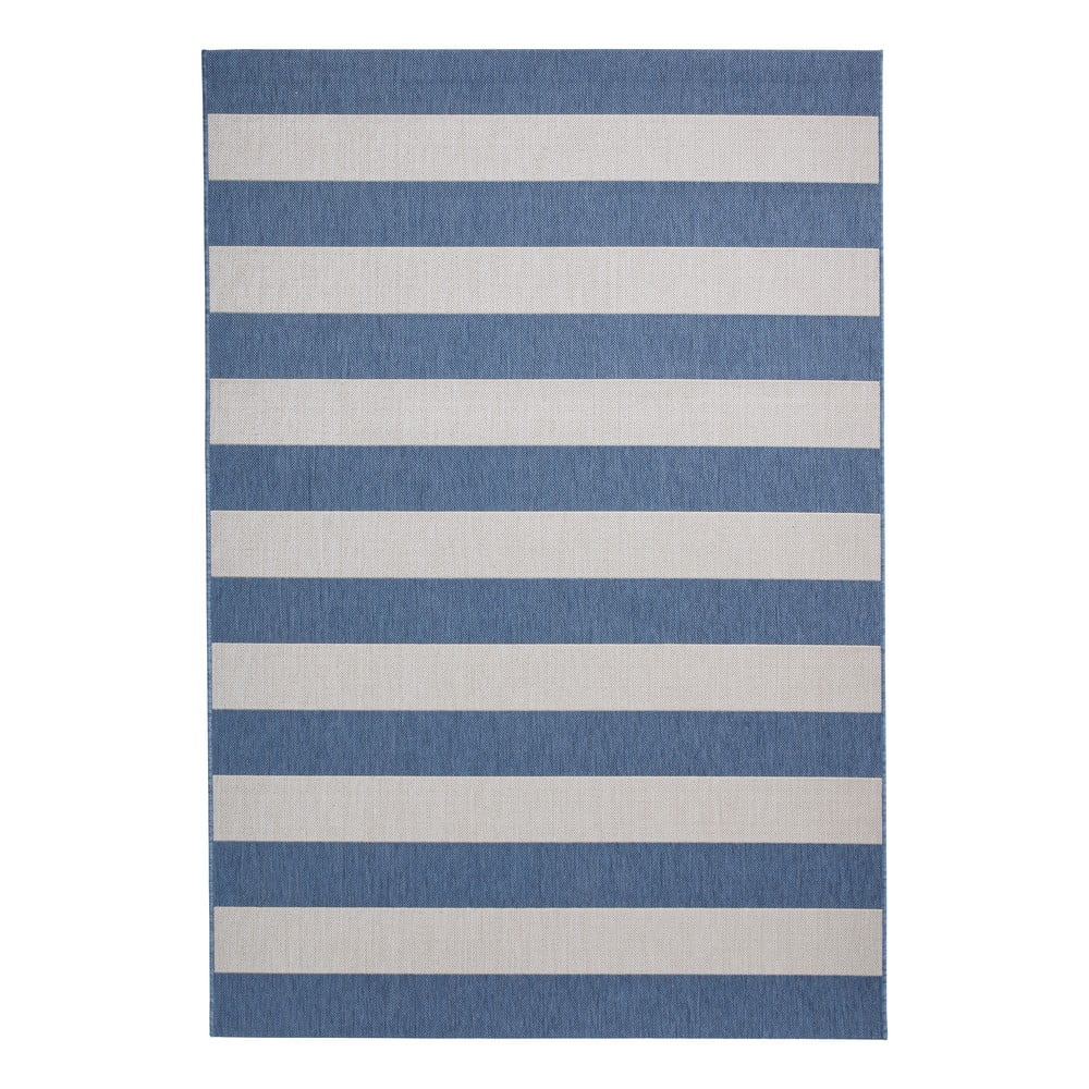 Kék-bézs kültéri szőnyeg 200x290 cm santa monica – think rugs