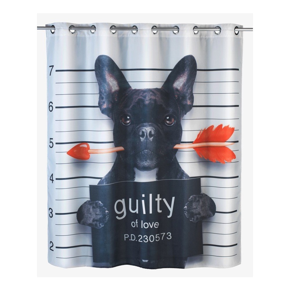 Pupppy penészálló zuhanyfüggöny, 180 x 200 cm - Wenko