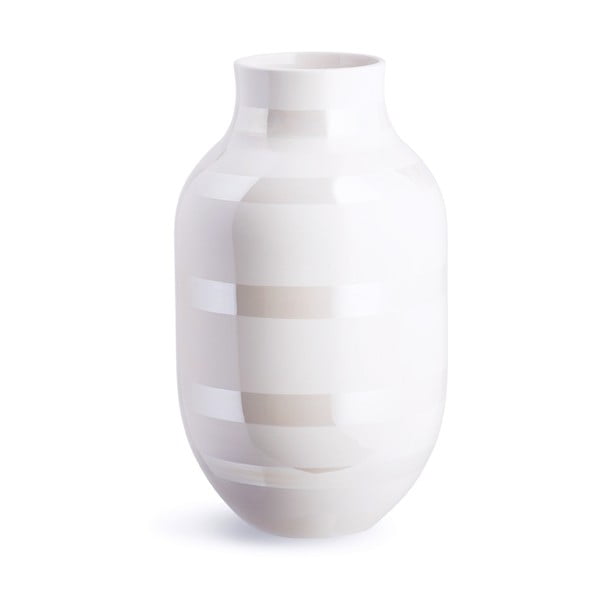 Omaggio fehér agyagkerámia váza, magasság 30,5 cm - Kähler Design