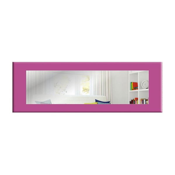 Eve fali tükör rózsaszínes lila kerettel, 120 x 40 cm - Oyo Concept