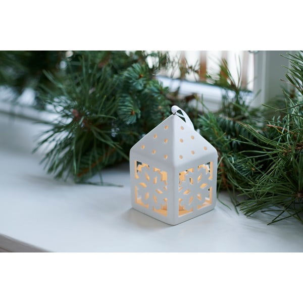 Olina Snowflake világító LED dekoráció, magasság 10,5 cm - Sirius