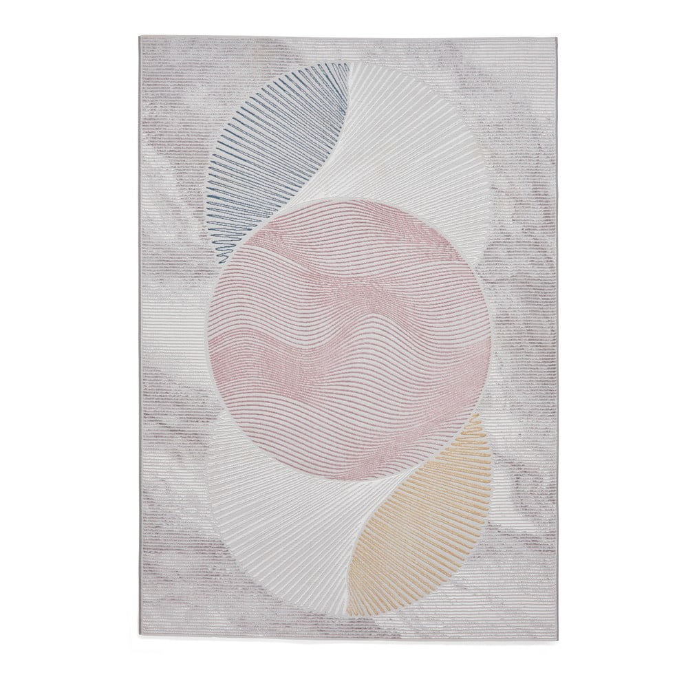 Világoskék-világos rózsaszín szőnyeg 120x170 cm creation – think rugs