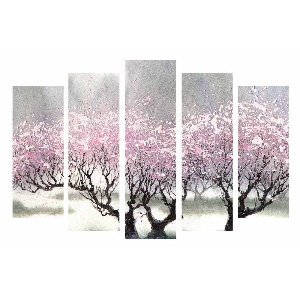 Cherry Blossom ötrészes vászonkép