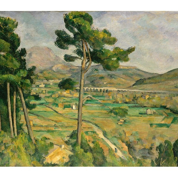 Mont Sainte másolat, 80 x 70 cm - Paul Cézanne