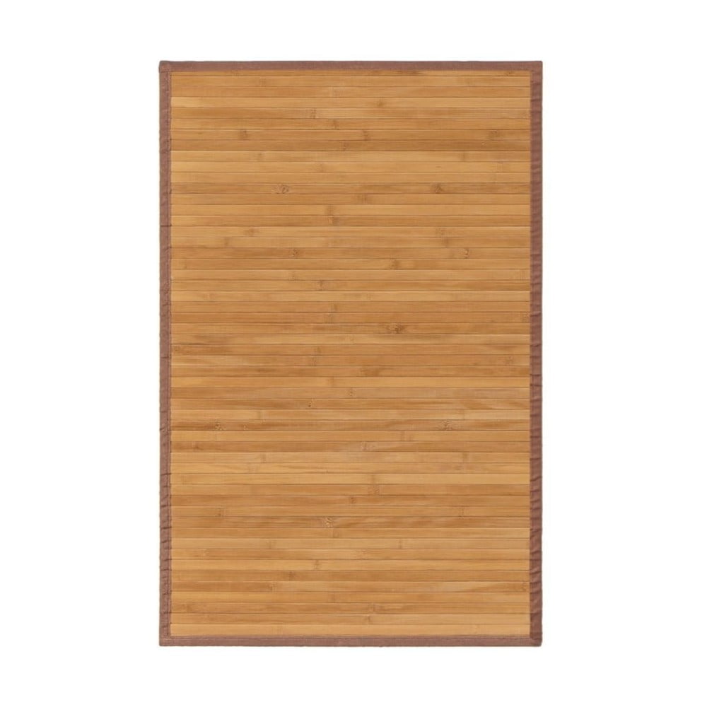 Natúr színű bambusz szőnyeg 60x90 cm – Casa Selección