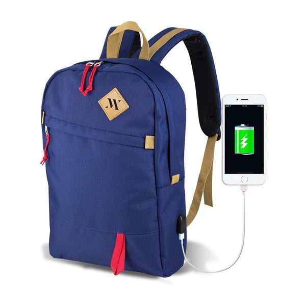 FREEDOM Smart Bag kék hátizsák USB csatlakozóval - My Valice