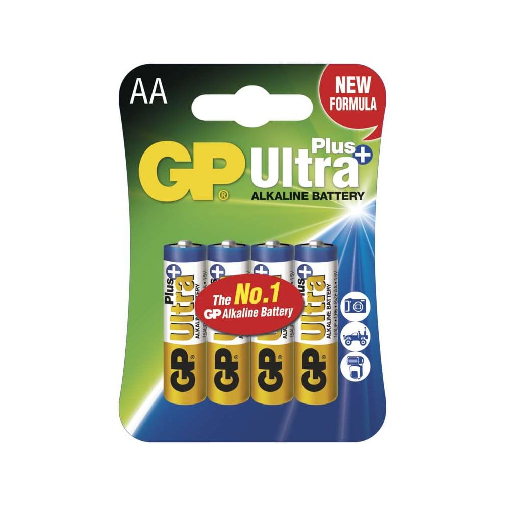 GP Ultra Plus 4 db alkáli elem, AA - EMOS