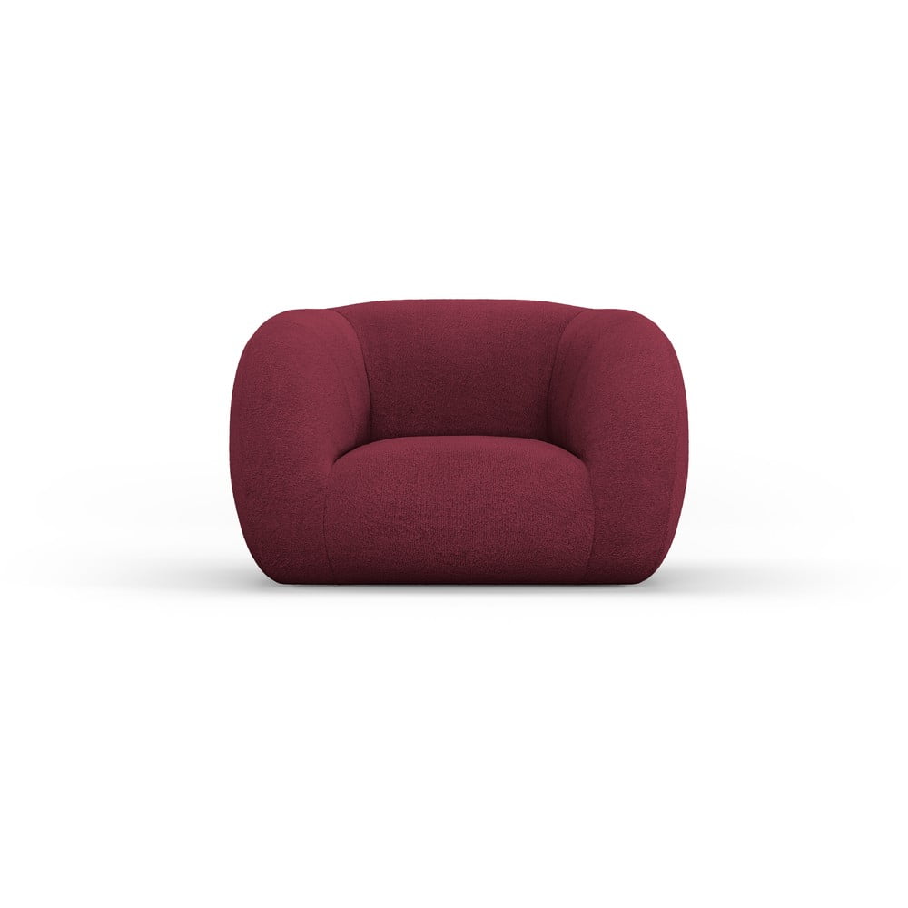 Borvörös buklé fotel essen – cosmopolitan design