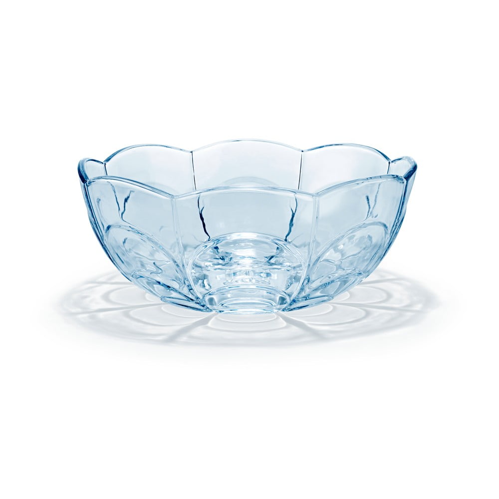 Világoskék üveg tálka ø 23 cm Lily – Holmegaard