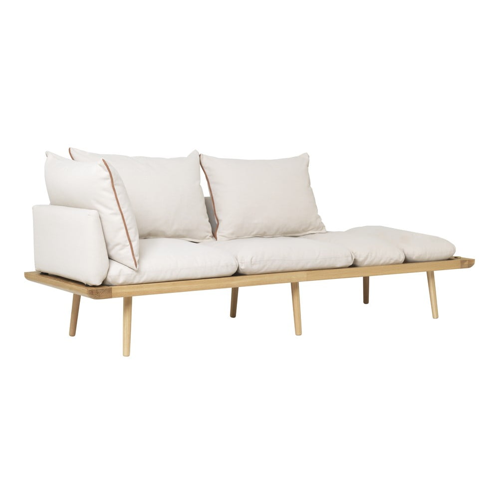 Krémszínű kanapé 232 cm lounge around – umage