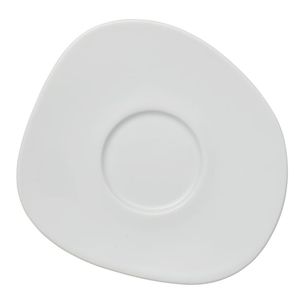 Like Organic fehér porcelán csészealj, 17,5 cm - Villeroy & Boch