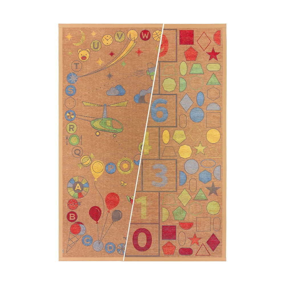 Tähemaa barna kétoldalas gyerekszőnyeg, 160 x 230 cm - Narma