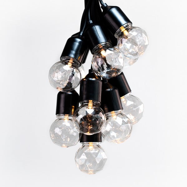 Indrustrial Bulb LED fényfüzér, 10 izzós, hosszúság 8 m - DecoKing