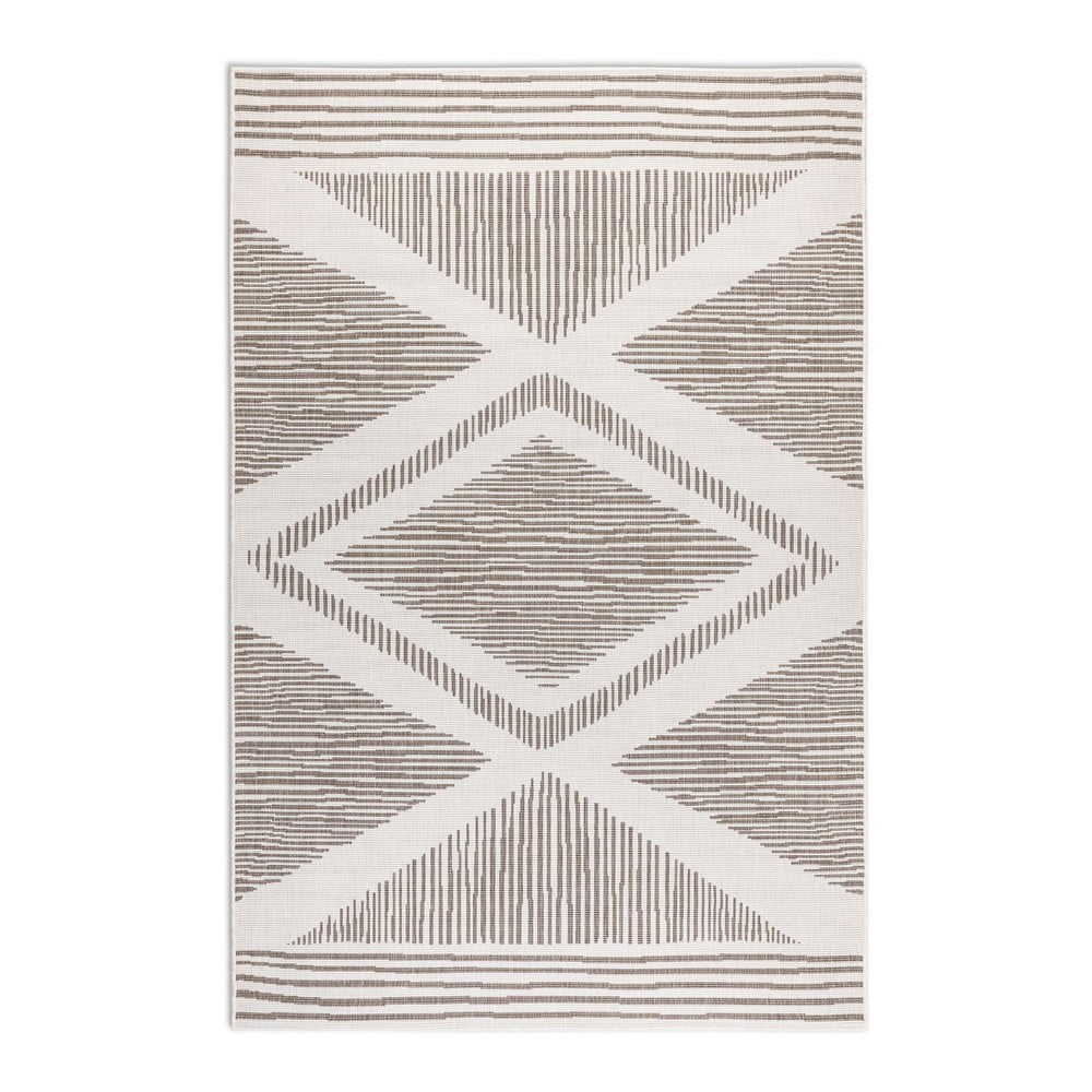 Barna-krémszínű kültéri szőnyeg 200x290 cm gemini – elle decoration