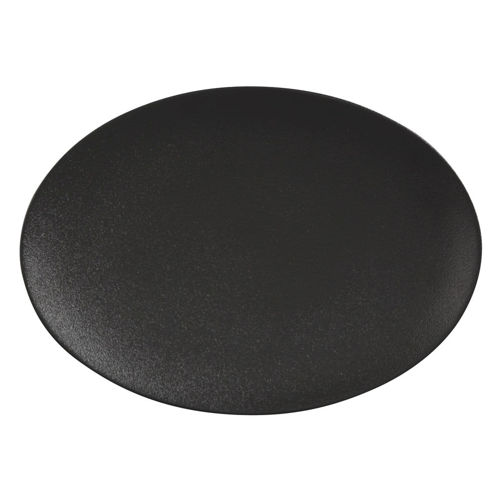 Caviar fekete kerámia tányér, 30 x 22 cm - Maxwell & Williams