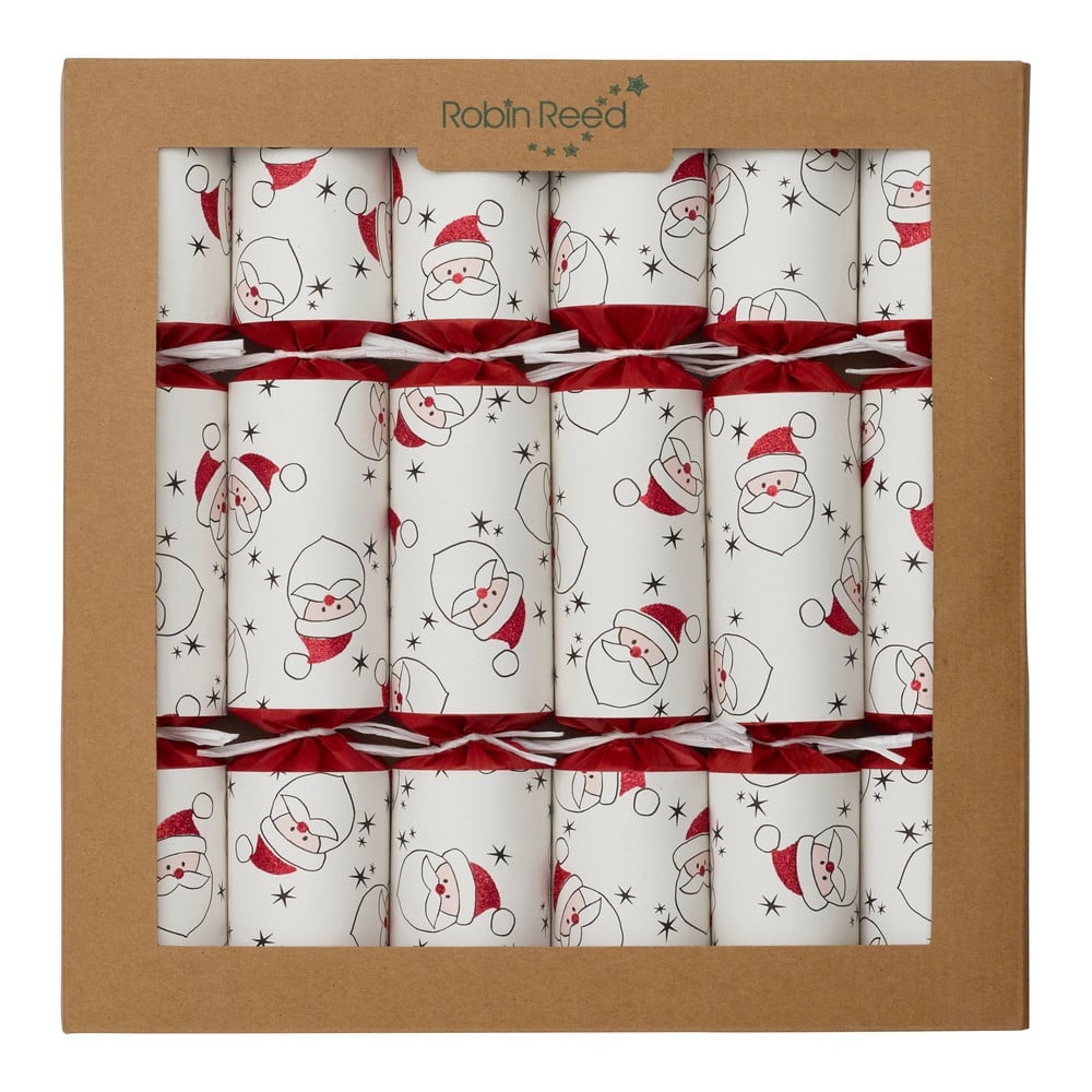 Karácsonyi cracker készlet 6 db-os Santa Game Cards - Robin Reed