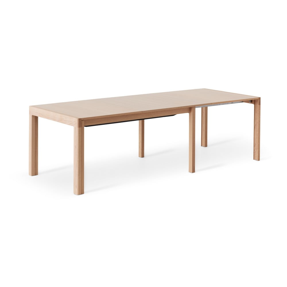 Bővíthető étkezőasztal tölgyfa dekoros asztallappal 96x160 cm join by hammel – hammel furniture