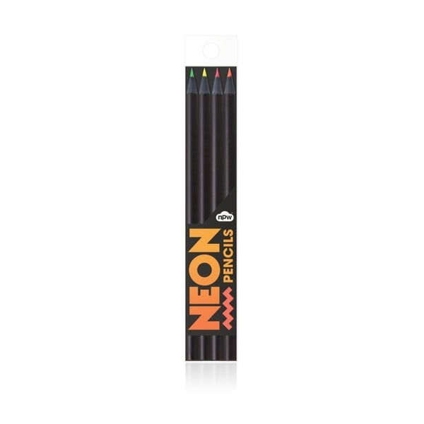 Neon Pencils 4 db-os színes ceruzakészlet - npw™