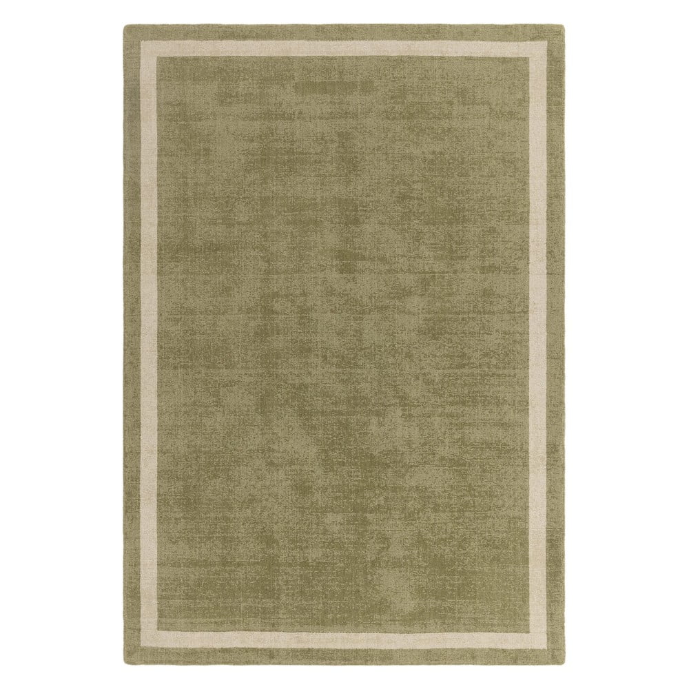 Khaki kézi szövésű gyapjú szőnyeg 68x240 cm albi – asiatic carpets