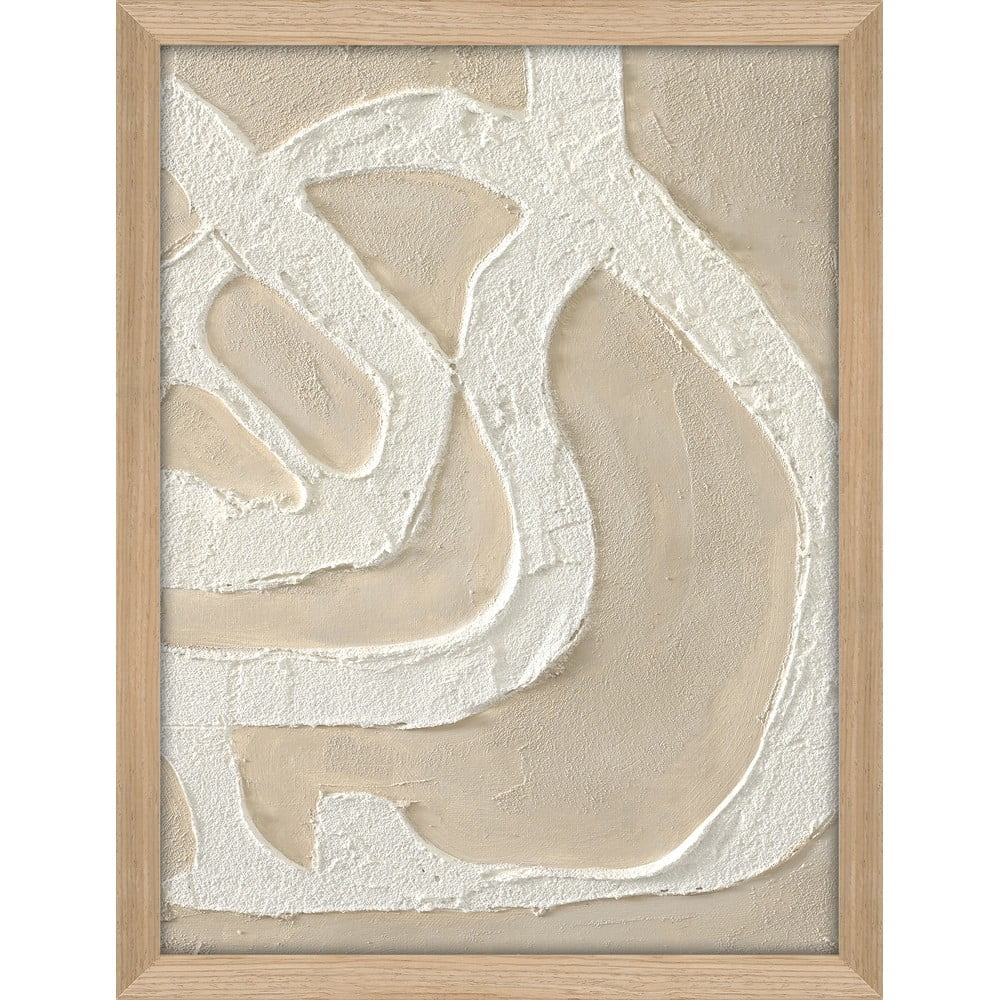 Kézzel festett kép 32,5x42,5 cm Raw organic – Malerifabrikken