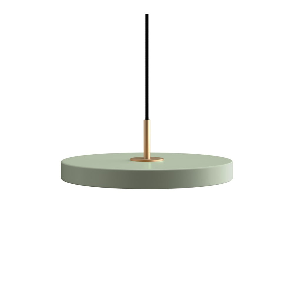 Világoszöld LED függőlámpa fém búrával ø 31 cm Asteria Mini – UMAGE