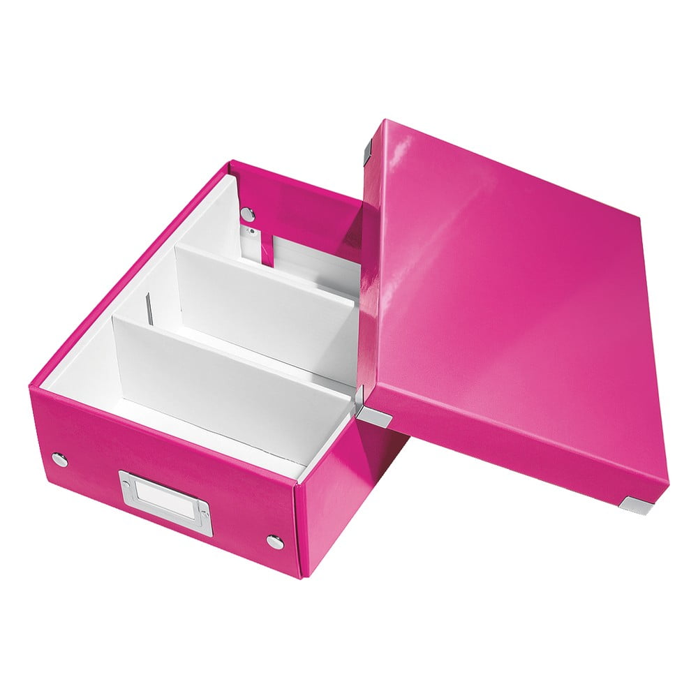 Leitz WOW Click & Store A5 22 x 10 x 28.2 cm, rózsaszín
