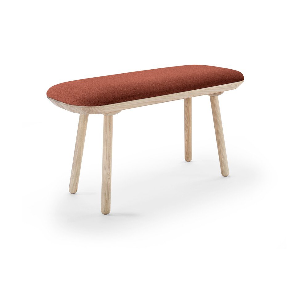 Naïve konyakbarna bársony pad, 100 cm - EMKO