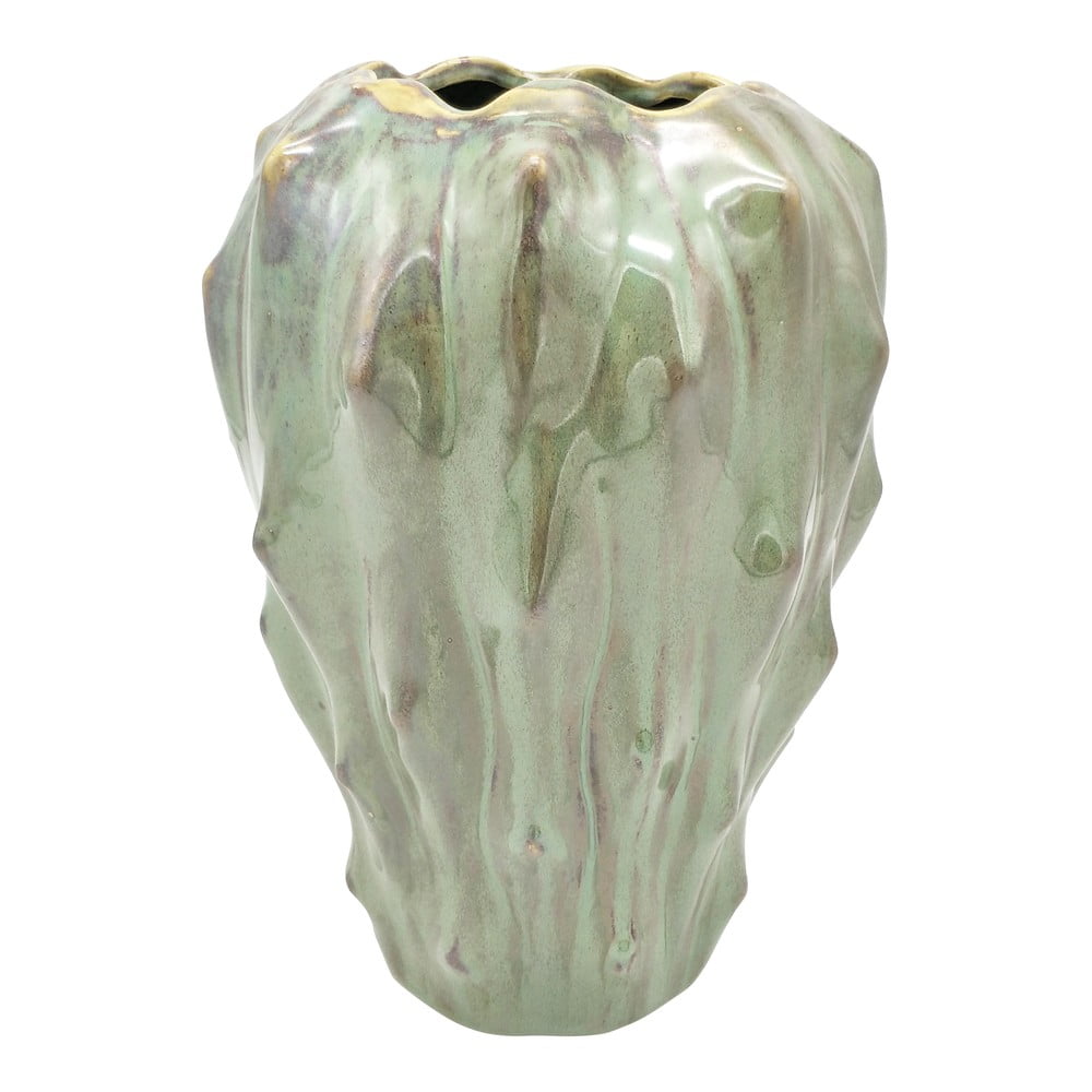 Flora zöld kerámia váza, ø 23,5 cm - PT LIVING