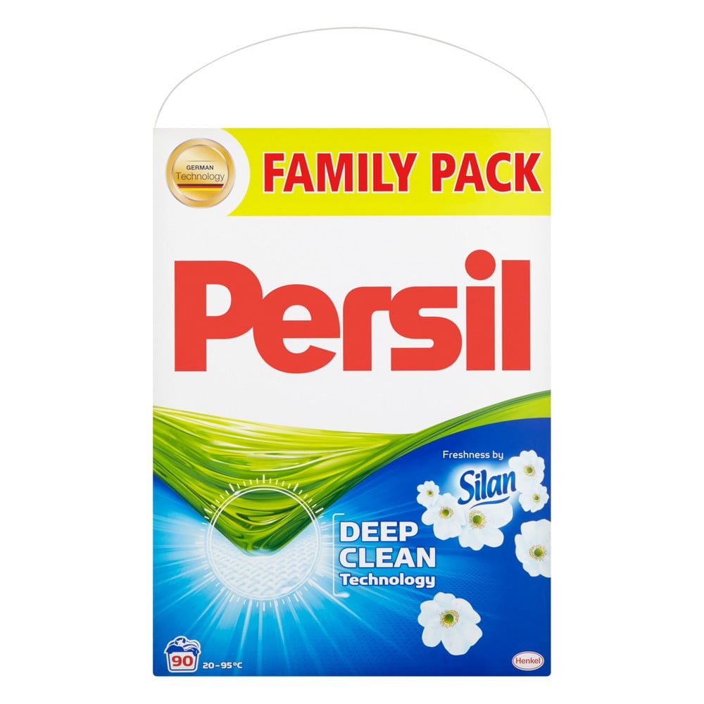 Persil Fresh by Silan mosópor családi csomagban, 5,85 kg (90 mosás)