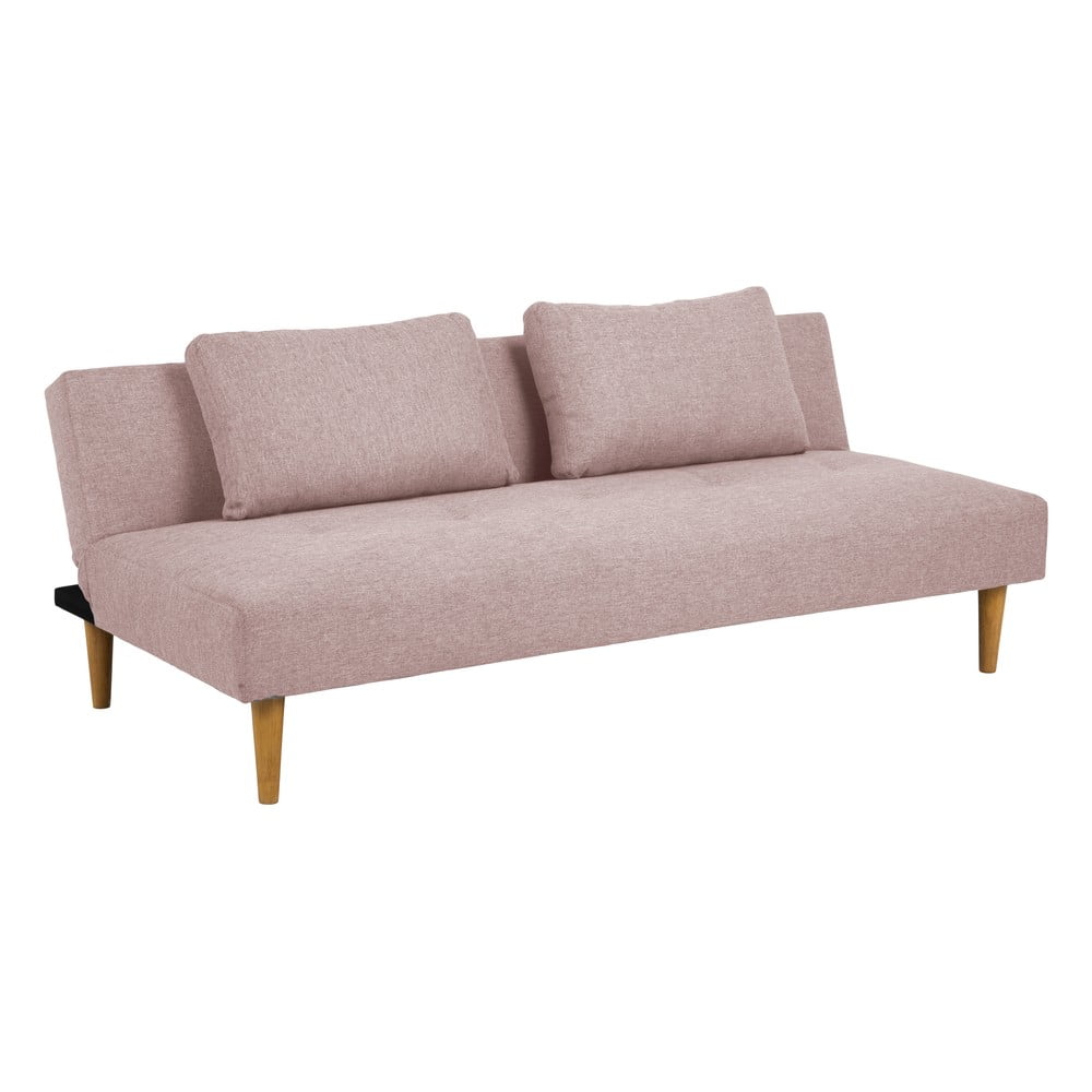 Rózsaszín kinyitható kanapé 180 cm matylda – bonami essentials