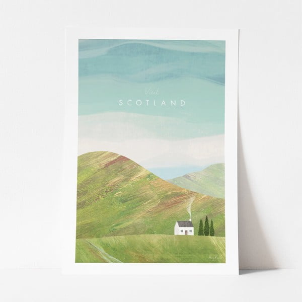 Scotland poszter, A3 - Travelposter