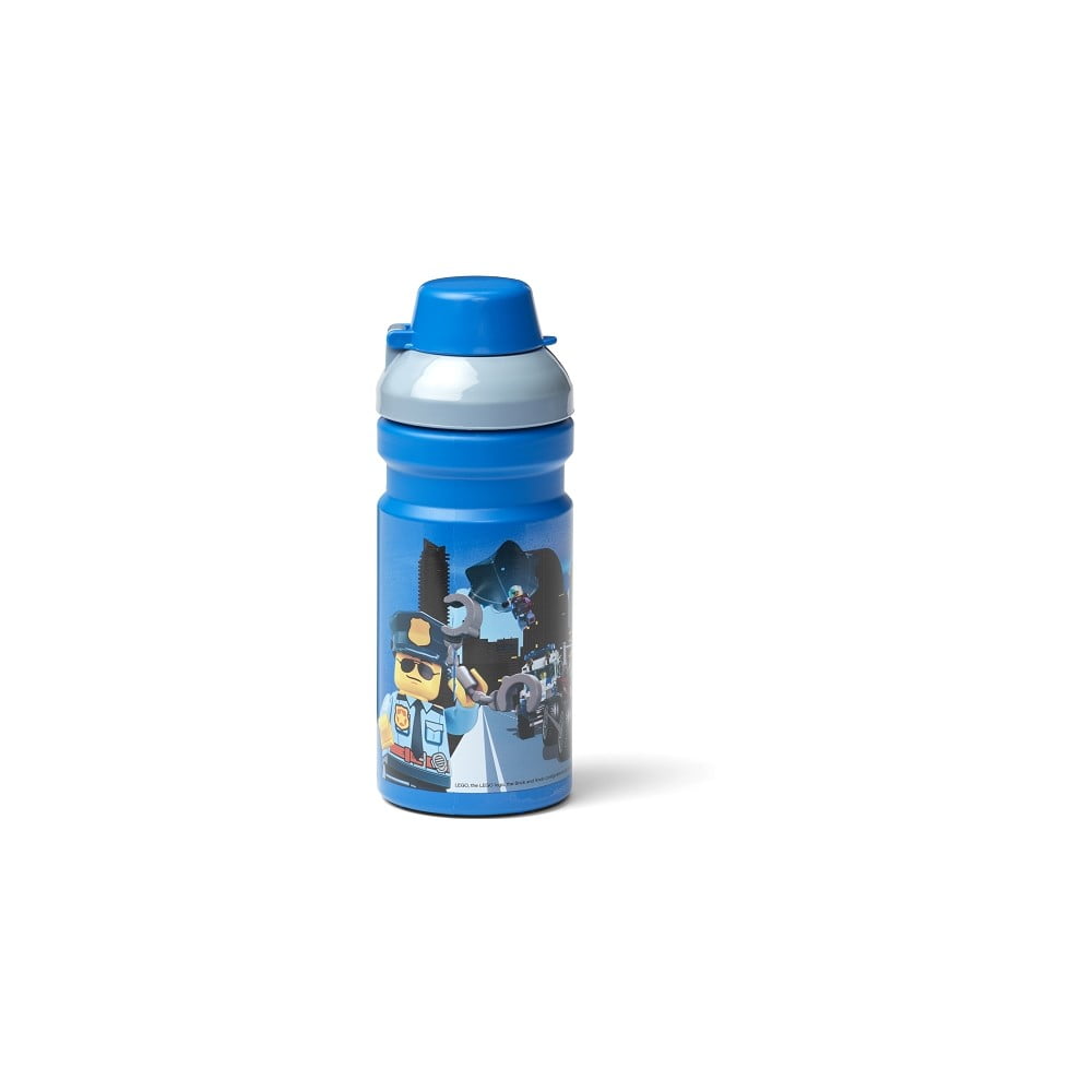 City gyerek kék vizespalack, 390 ml - LEGO®