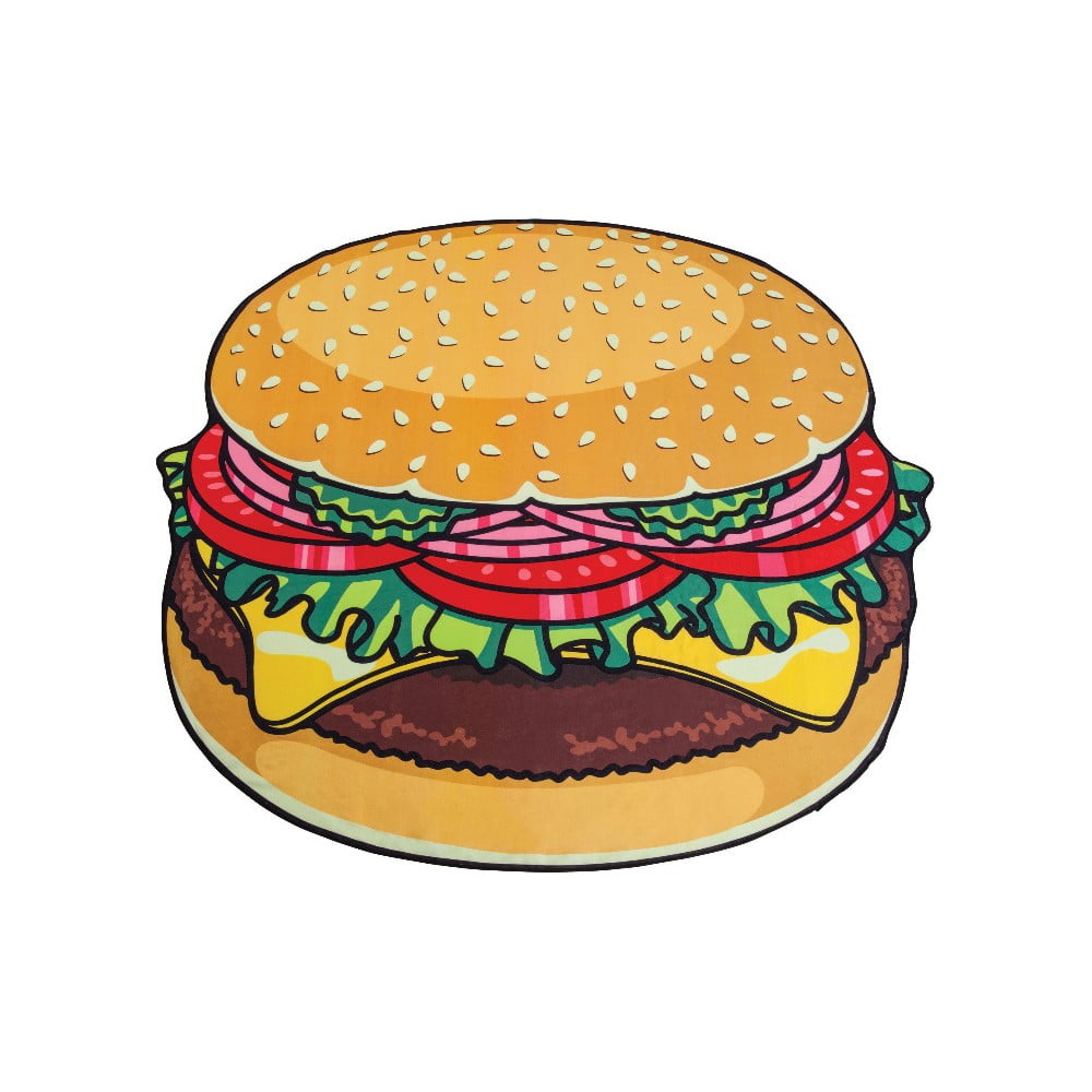 Hamburger formájú strandlepedő, ⌀ 152 cm - Big Mouth Inc.