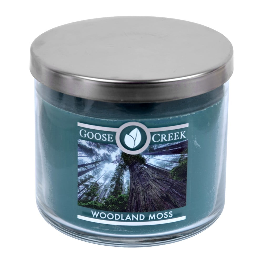 Woodland Moss illatgyertya üvegben, égési idő 35 óra - Goose Creek