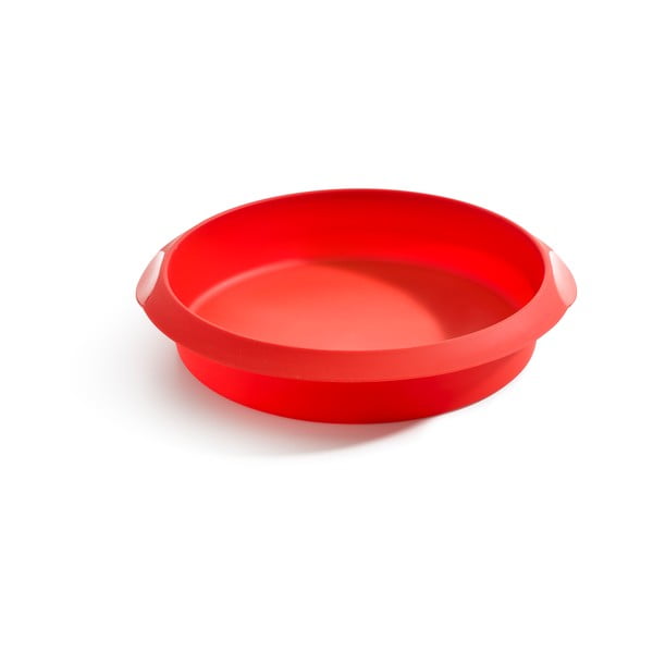 Piros szilikon sütőforma, ⌀ 20 cm - Lékué
